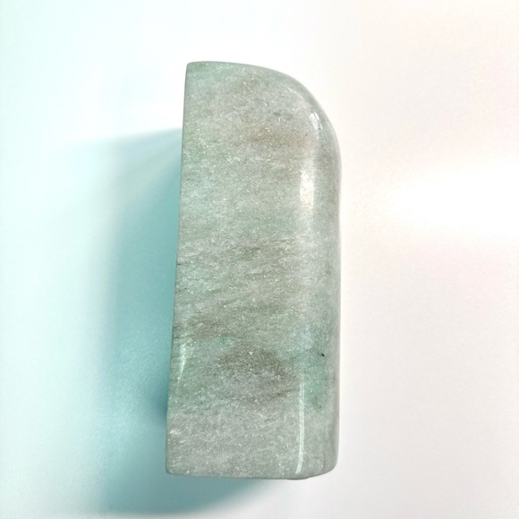 Natural Green Agate Semi Precious Stone Polished Bookend / Decorative Stone –3kg - Picture 3 of 10